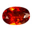 0.91 ct  Oval Cut (7.19 x 4.79 mm) 100% Natural Orangy Red Spessartite Garnet
