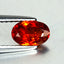 0.91 ct  Oval Cut (7.19 x 4.79 mm) 100% Natural Orangy Red Spessartite Garnet