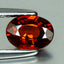 0.72 ct  Oval Cut (6.42 x 4.81 mm) 100% Natural Orangy Red Spessartite Garnet