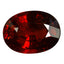 2.45 ct  Oval Cut (8.97 x 6.61 mm) 100% Natural Orangy Red Spessartite Garnet