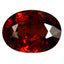 1.22 ct  Oval Cut (7.45 x 5.63 mm) 100% Natural Orangy Red Spessartite Garnet