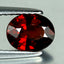 1.25 ct  Oval Cut (7.34 x 5.78 mm) 100% Natural Orangy Red Spessartite Garnet