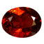 1.48 ct  Oval Cut (8.19 x 6.37 mm) 100% Natural Orangy Red Spessartite Garnet