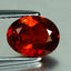 1.48 ct  Oval Cut (8.19 x 6.37 mm) 100% Natural Orangy Red Spessartite Garnet