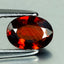 0.84 ct  Oval Cut (6.94 x 5.12 mm) 100% Natural Orangy Red Spessartite Garnet
