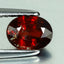 0.96 ct  Oval Cut (6.72 x 5.12 mm) 100% Natural Orangy Red Spessartite Garnet