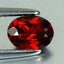 0.91 ct  Oval Cut (6.43 x 4.91 mm) 100% Natural Orangy Red Spessartite Garnet