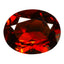 2.49 ct Oval Cut (8.72 x 6.84 mm) Orange Red Spessartite Garnet Natural Gemstone