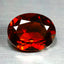 2.49 ct Oval Cut (8.72 x 6.84 mm) Orange Red Spessartite Garnet Natural Gemstone