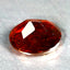 1.39 ct Oval Cut (6.85 x 5.62 mm) Orange Red Natural Spessartite Garnet Gemstone