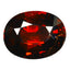 1.51 ct Oval Cut (7.71 x 5.99 mm) Orange Red Natural Spessartite Garnet Gemstone