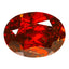 1.13 ct Oval Cut (6.93 x 5.16 mm) Orange Red Spessartite Garnet Natural Gemstone