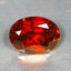 1.13 ct Oval Cut (6.93 x 5.16 mm) Orange Red Spessartite Garnet Natural Gemstone
