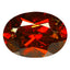 1.08 ct Oval Cut (6.85 x 4.96 mm) Orange Red Natural Spessartite Garnet Gemstone