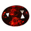 0.72 ct Oval Cut (5.90 x 4.64 mm) Orange Red Natural Spessartite Garnet Gemstone
