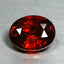 0.72 ct Oval Cut (5.90 x 4.64 mm) Orange Red Natural Spessartite Garnet Gemstone