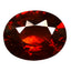 0.88 ct Oval Cut (6.45 x 5.18 mm) Orange Red Spessartite Garnet Natural Gemstone