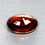 0.88 ct Oval Cut (6.45 x 5.18 mm) Orange Red Spessartite Garnet Natural Gemstone