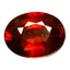 1.00 ct Oval Cut (6.55 x 5.10 mm) Orange Red Spessartite Garnet Natural Gemstone