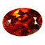 1.17 ct Oval (7.16 x 5.12 mm) Orange Red Natural Spessartite Garnet Gemstone