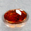 0.88 ct Oval (6.29 x 4.74 mm) Orange Red Natural Spessartite Garnet Gemstone