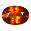 1.35 ct Oval Cut (7.60 x 5.42 mm) Orange Red Natural Spessartite Garnet Gemstone