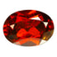 1.83 ct Oval Cut (8.30 x 5.95 mm) Orange Red Natural Spessartite Garnet Gemstone