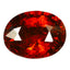 1.21 ct Oval Cut (6.88 x 5.35 mm) Orange Red Natural Spessartite Garnet Gemstone