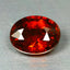 1.21 ct Oval Cut (6.88 x 5.35 mm) Orange Red Natural Spessartite Garnet Gemstone