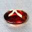 1.75 ct Oval Cut (8.09 x 6.36 mm) Orange Red Natural Spessartite Garnet Gemstone