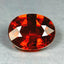 1.52 ct Oval Cut (7.66 x 6.03 mm) Orange Red Spessartite Garnet Natural Gemstone