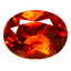 1.17 ct Oval Cut (7.10 x 5.34 mm) Orange Red Natural Spessartite Garnet Gemstone