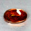 1.17 ct Oval Cut (7.10 x 5.34 mm) Orange Red Natural Spessartite Garnet Gemstone