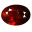 1.92 ct Oval Cut (8.89 x 6.42 mm) Orange Red Spessartite Garnet Natural Gemstone