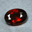 0.53 ct  Oval (6.09 x 4.35 mm) Orange Red Natural Spessartite Garnet Gemstone