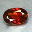 1.28 ct Oval Cut (8.08 x 5.42 mm) Orange Red Natural Spessartite Garnet Gemstone