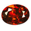 2.02 ct Oval Cut (8.56 x 6.37 mm) Orange Red Spessartite Garnet Natural Gemstone