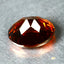 1.08 ct Oval Cut (6.39 x 5.27 mm) Orange Red Spessartite Garnet Natural Gemstone