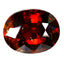 1.83 ct Oval Cut (7.63 x 6.13 mm) Orange Red Spessartite Garnet Natural Gemstone