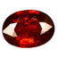 0.57 ct Oval Cut (6.44 x 4.75 mm) Orange Red Natural Spessartite Garnet Gemstone