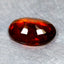 0.57 ct Oval Cut (6.44 x 4.75 mm) Orange Red Natural Spessartite Garnet Gemstone