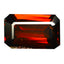 2.07 ct Octagon (9.32 x 5.75 mm) Orange Red Natural Spessartite Garnet Gemstone