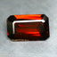 2.07 ct Octagon (9.32 x 5.75 mm) Orange Red Natural Spessartite Garnet Gemstone