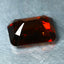 1.51 ct Octagon (7.24 x 5.25 mm) Orange Red Natural Spessartite Garnet Gemstone