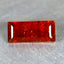 1.40 ct Octagon (9.08 x 4.08 mm) Orange Red Natural Spessartite Garnet Gemstone