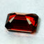 1.53 ct Octagon (7.38 x 5.39 mm) Orange Red Spessartite Garnet Natural Gemstone