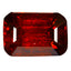 1.34 ct Octagon (6.98 x 4.88 mm) Orange Red Spessartite Garnet Natural Gemstone