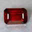 1.34 ct Octagon (6.98 x 4.88 mm) Orange Red Spessartite Garnet Natural Gemstone