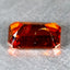 0.96 ct Octagon (7.10 x 4.03 mm) Orange Red Natural Spessartite Garnet Gemstone