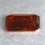 1.67 ct Octagon (8.45 x 5.36 mm) Orange Red Natural Spessartite Garnet Gemstone